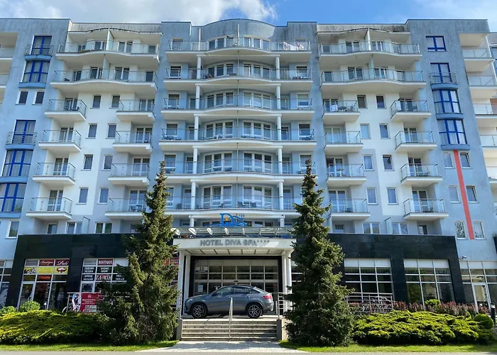 Apartament prywatny salon z aneksem kuchennym, sypialnią w hotelu DIVA